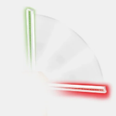 Asta Rectangular En Aluminio Crudo 3 Mts - Iluminacion Led (K1/Barrier)